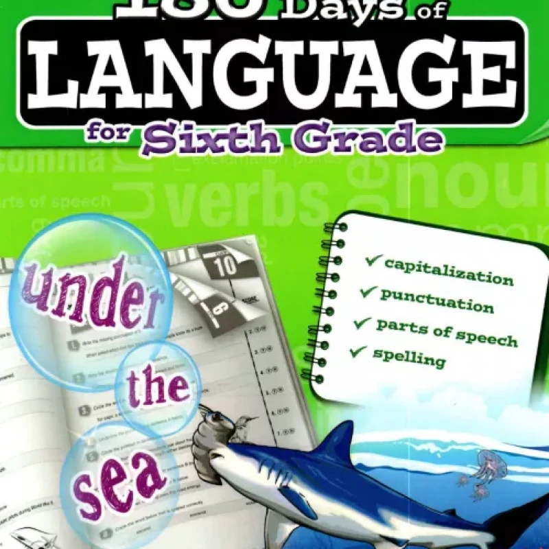 180 DAYS OF LANGUAGE FOR KINDERGARTEN LEVEL K-6