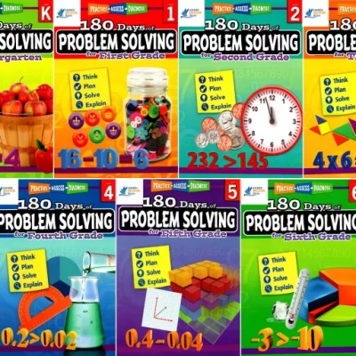 180 DAYS OF PROBLEM SOLVING FOR KINDERGARTEN LEVEL K-6