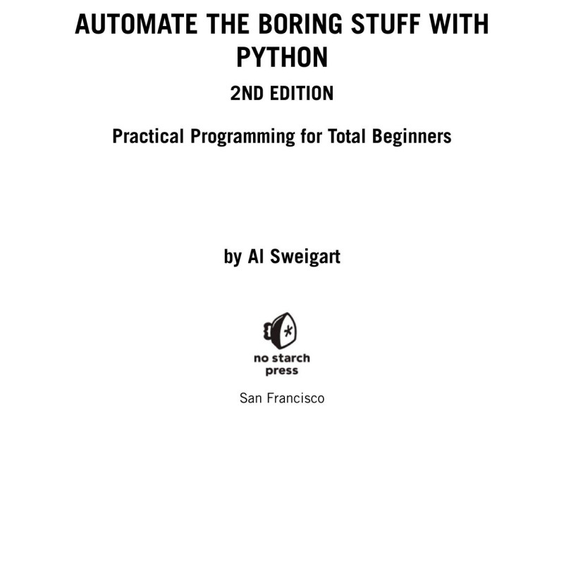 Automate the Boring Stuff with Python