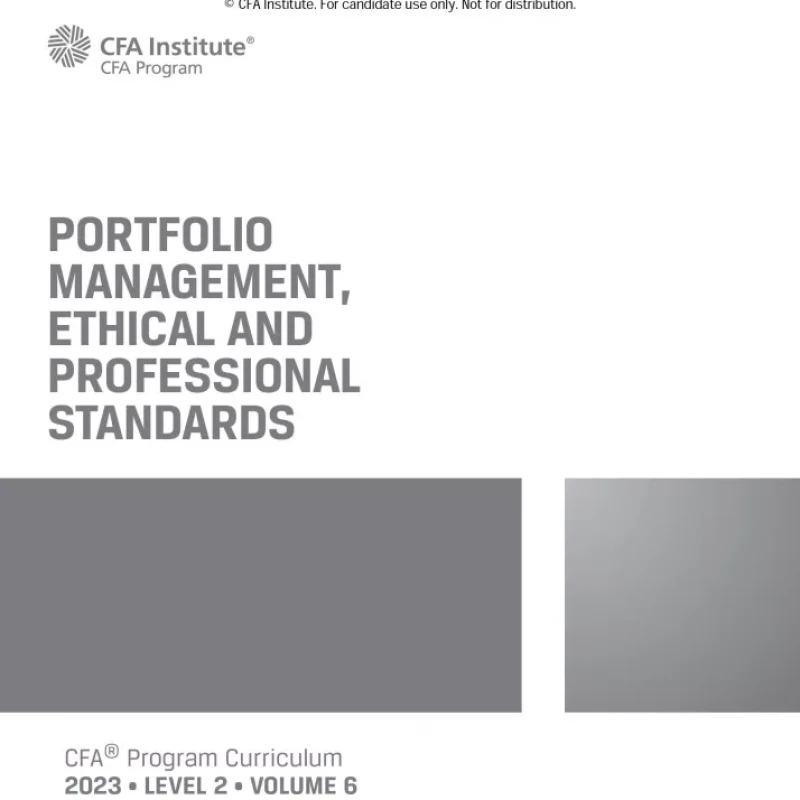 2023 CFA© Program Curriculum Level II Volume 1-6