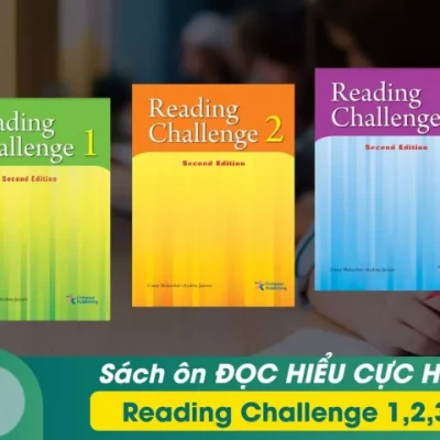 3 quyển Reading Challenge 1,2,3 (Sách đen trắng+Màu)