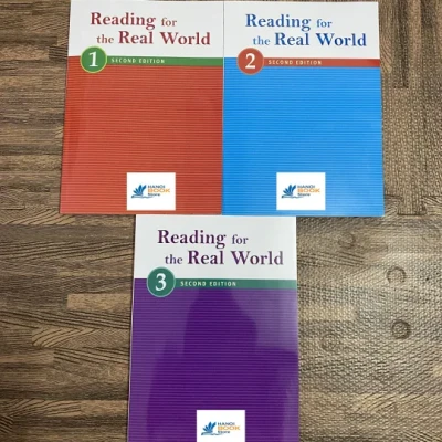3 Quyển READING FOR THE REAL WORLD 1,2,3 (Sách Màu)