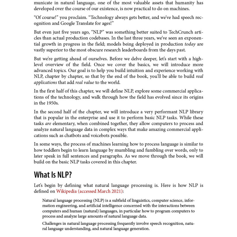 Applied Natural Language Processing in the Enterprise