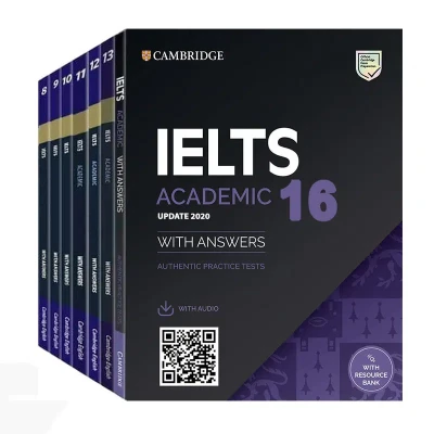 Bộ Cambridge English IELTS từ 8 – 16 (Bản đẹp + Giải chi tiết)