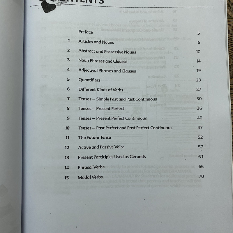 SCHOLASTIC GRAMMAR SKILL 1-6 (Sách đen trắng)