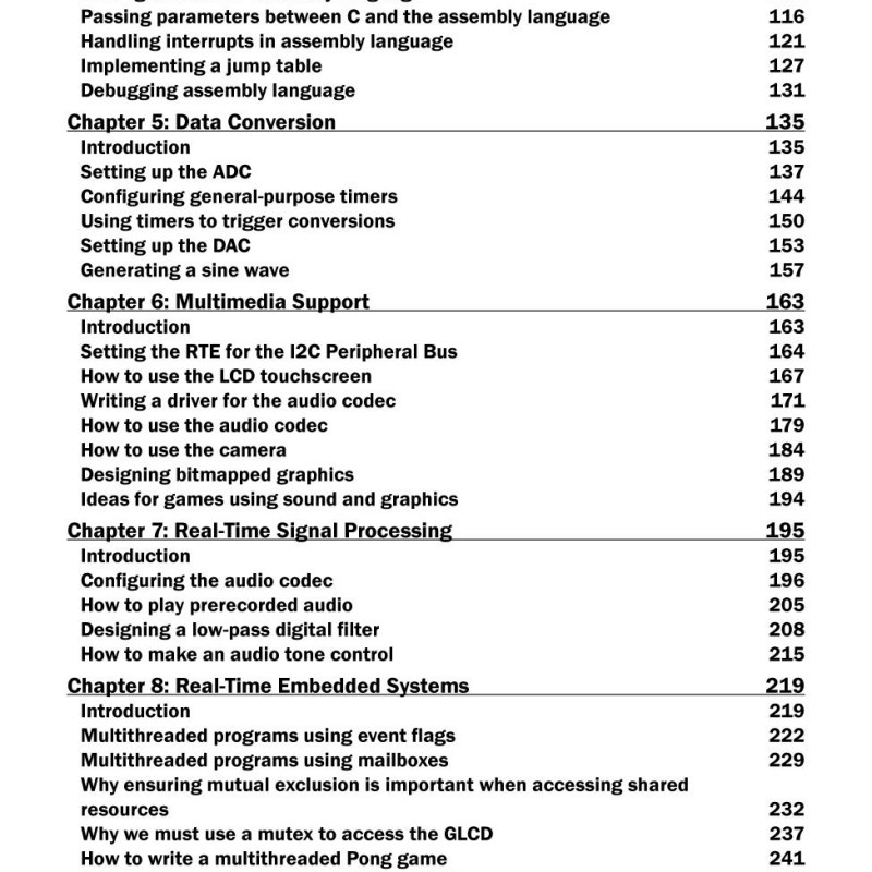 ARM Cortex M4 cookbook