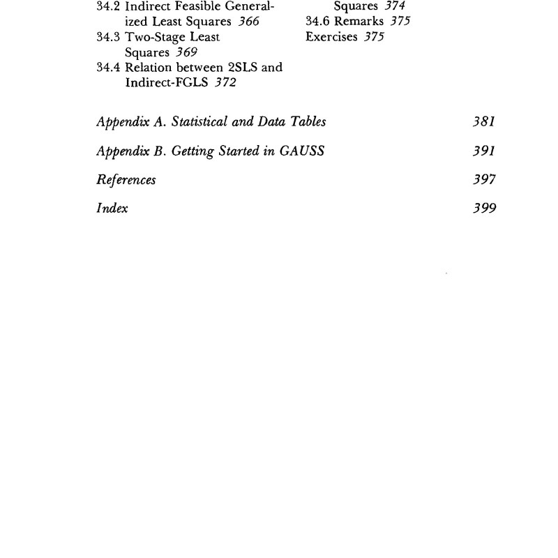 A Course in Econometrics