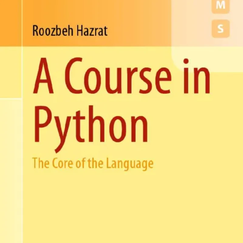 A Course in Python The Core of the Language - Hanoi Bookstore