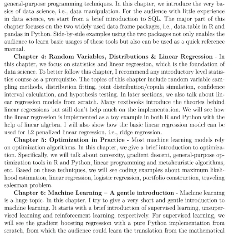 A Tour Of Data Science Learn R And Python In Parallel