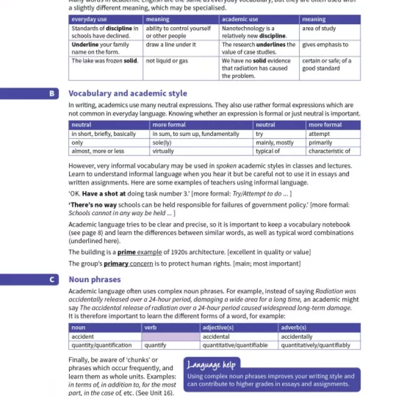 ACADEMIC VOCABULARY IN USE 2017