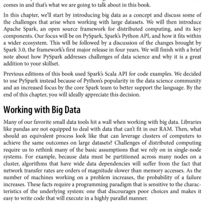 Advanced Analytics with PySpark