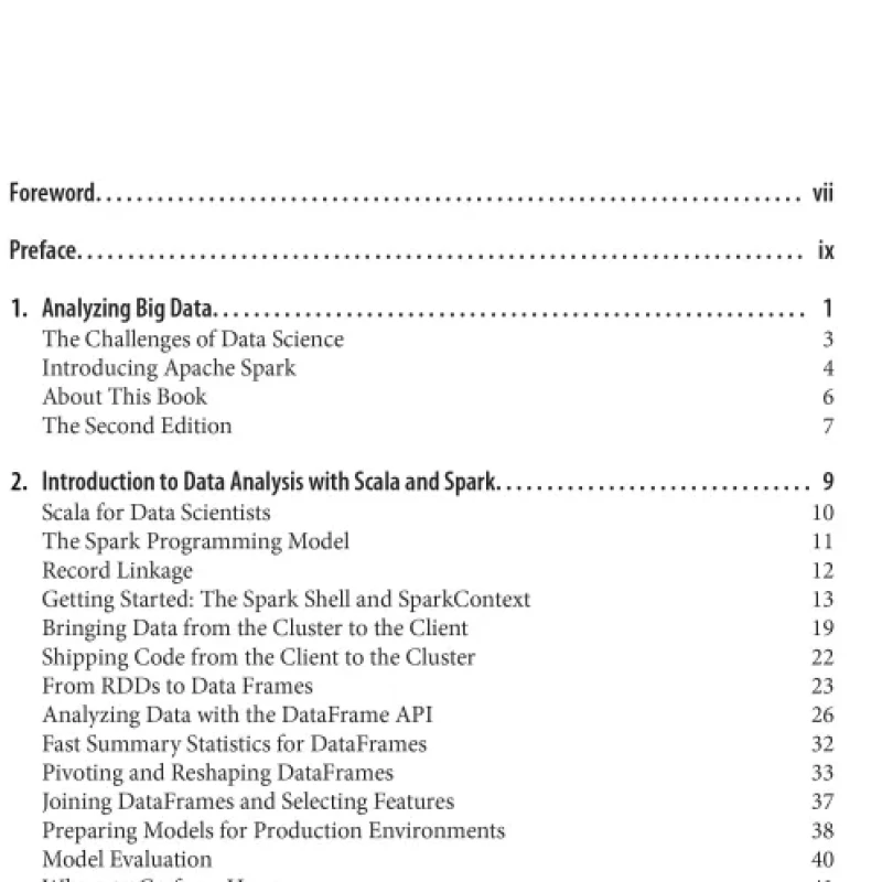 Advanced Analytics with Spark