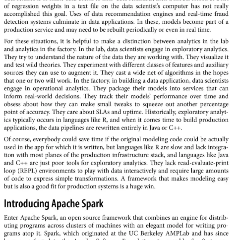 Advanced Analytics with Spark