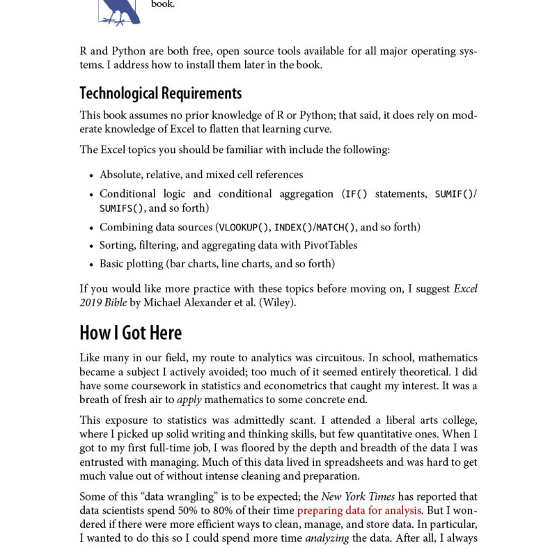 Advancing into Analytics