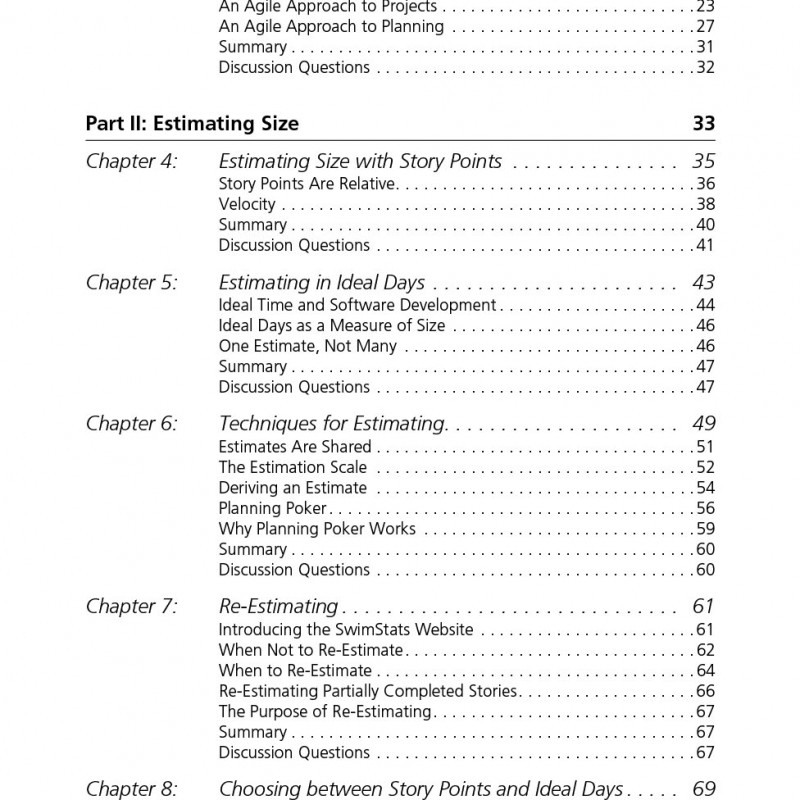 Agile Estimating and Planning