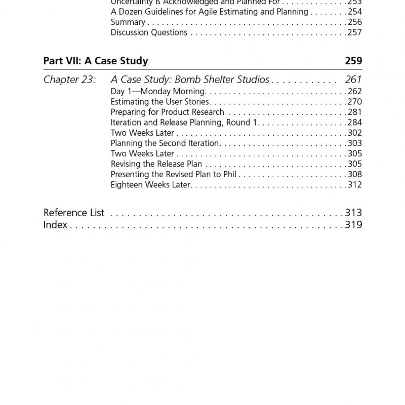 Agile Estimating and Planning