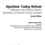 Algorithmic Trading Methods Applications Using Advanced Statistics