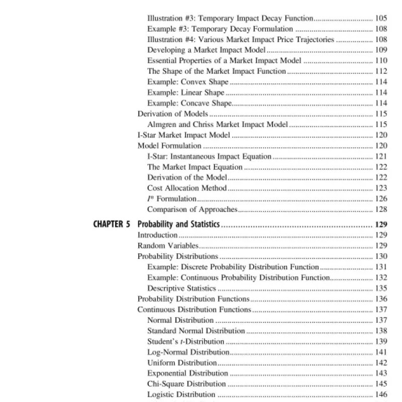 Algorithmic Trading Methods Applications Using Advanced Statistics