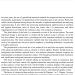 An Introduction to Categorical Data Analysis