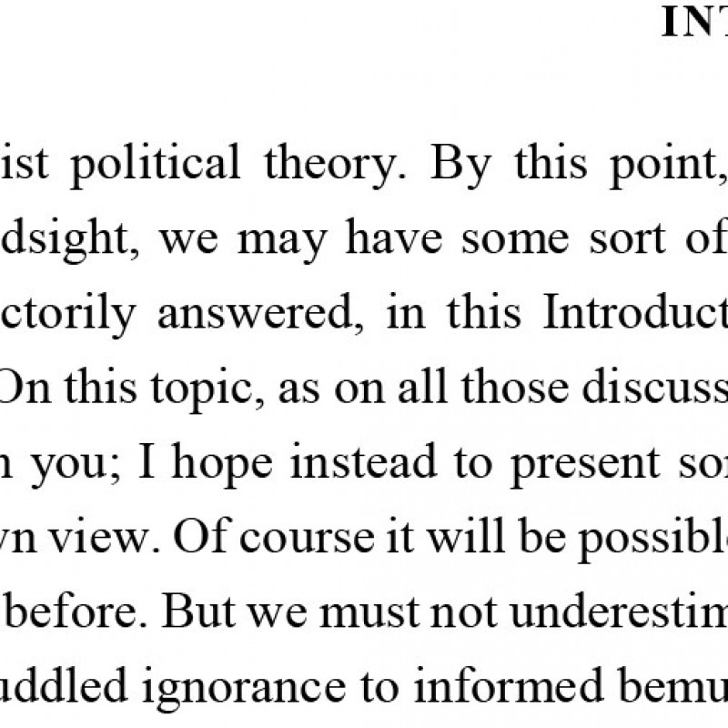 AN INTRODUCTION TO POLITICAL PHILOSOPHY (Sách đen trắng)