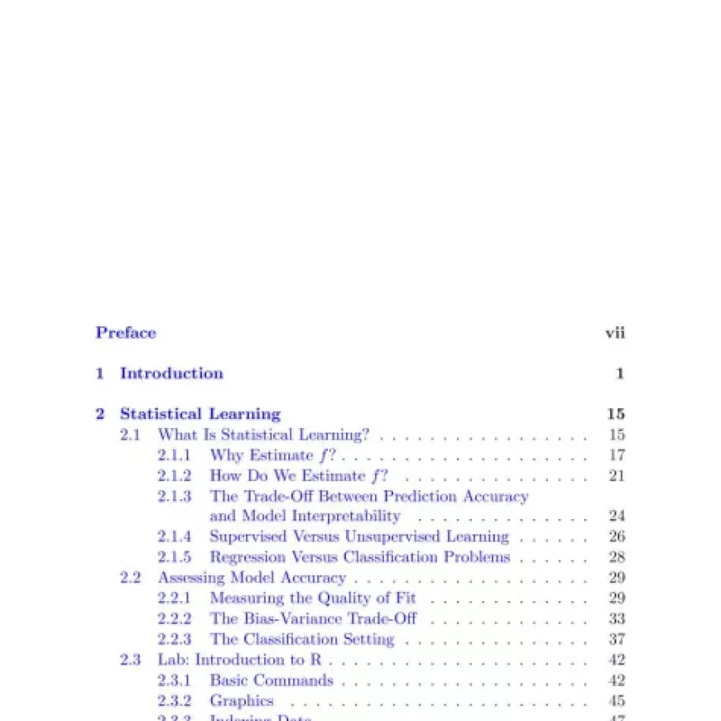 An Introduction To Statistical Learning (2015)