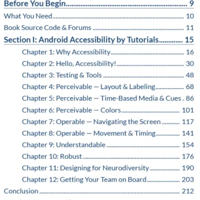 Android Accessibility by Tutorials - Hanoi Bookstore