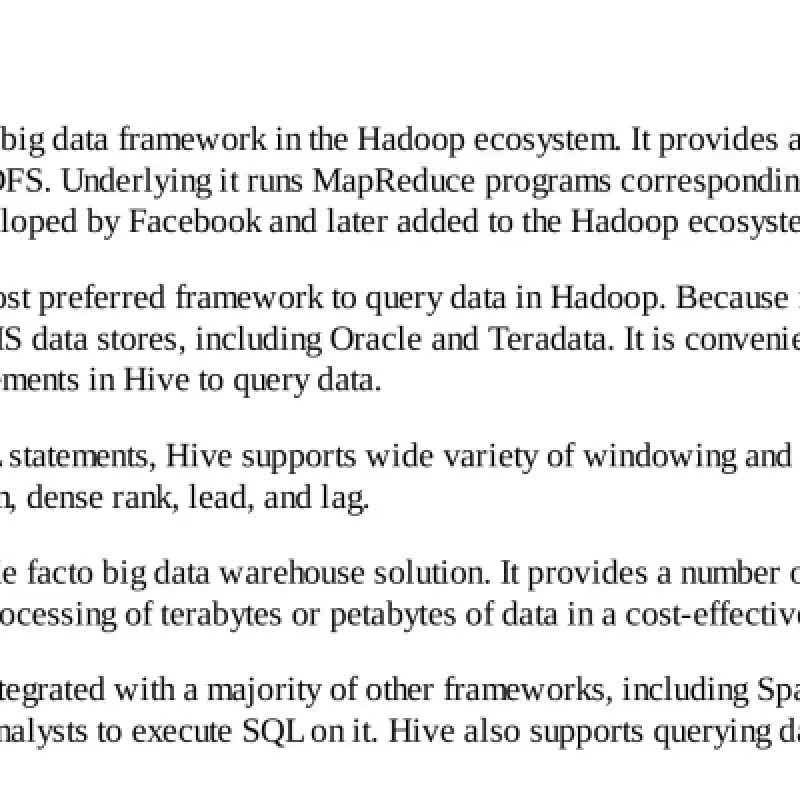Apache Hive Cookbook
