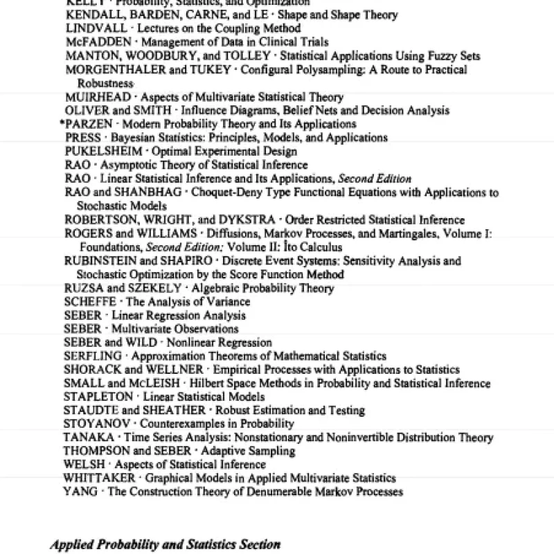 Applied logistic regression