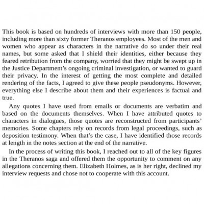 Bad Blood Secrets and Lies in a Silicon Valley Startup