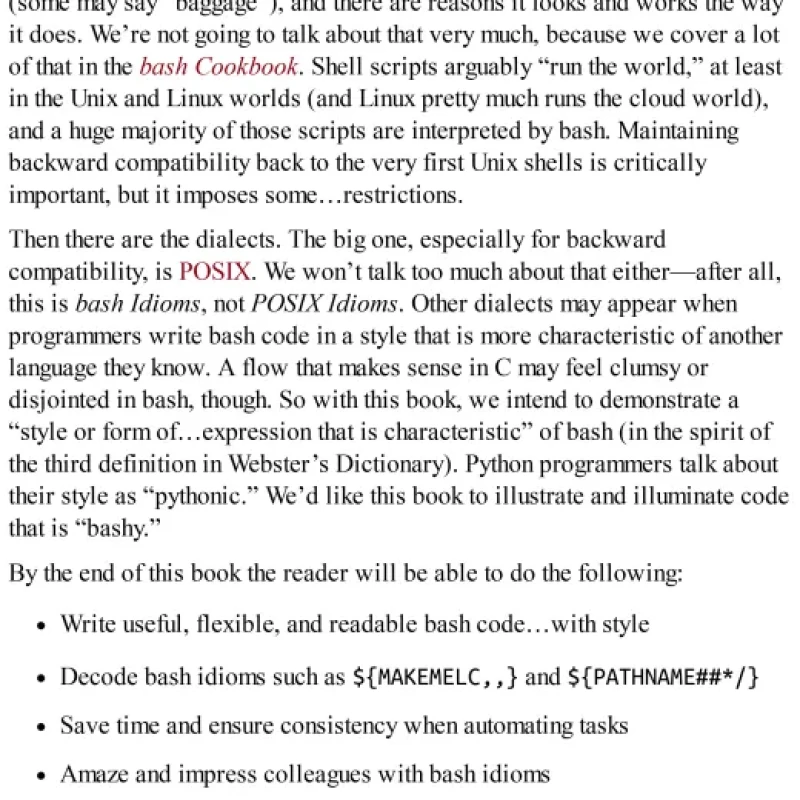 bash Idioms Write Powerful, Flexible