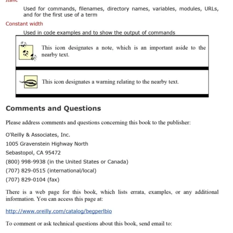 Beginning perl for bioinformatics