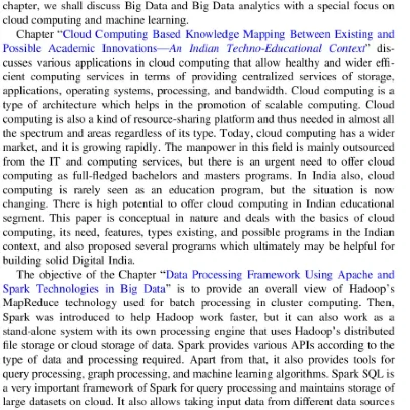 Big Data Processing Using Spark in Cloud