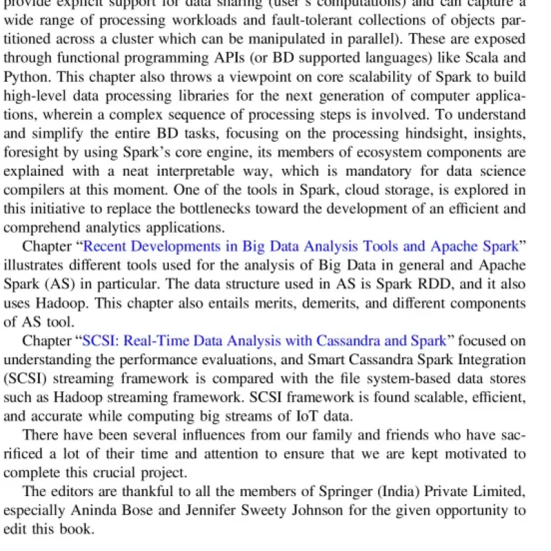 Big Data Processing Using Spark in Cloud