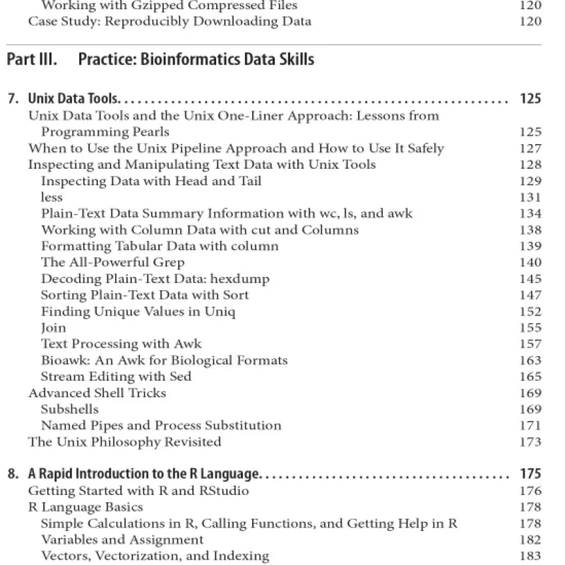 Bioinformatics Data Skills