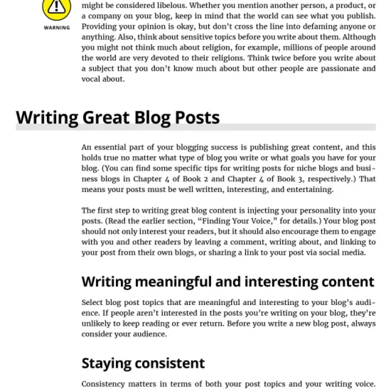 Blogging All-in-One For Dummies