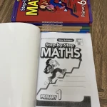 Bộ 3 Quyển - Level 1 - Complete maths, Step by step math, Challenging 4 in 1 maths (Tiểu học) - Hanoi Bookstore