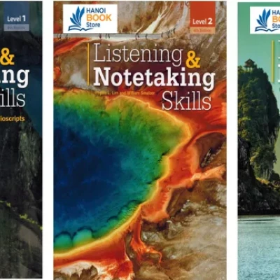 bộ sách 3 quyển Listening & Notetaking Skills 1,2,3 ( sách màu)