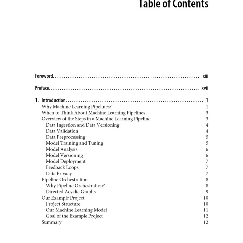 Building Machine Learning Pipelines