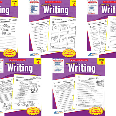 Scholastic Success With Writing Grade 1-5 (Sách đen trắng)