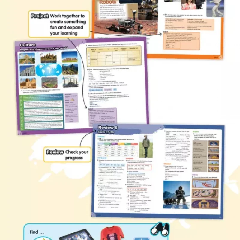 Cambridge English Prepare Level 1-5 Student's Book và Workbook