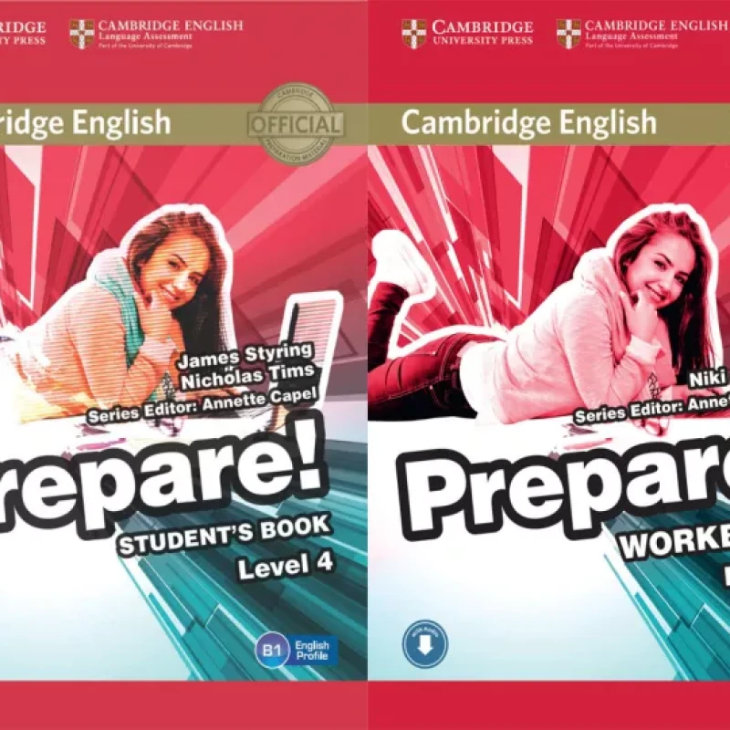 Cambridge English Prepare Level 1-5 Student's Book và Workbook