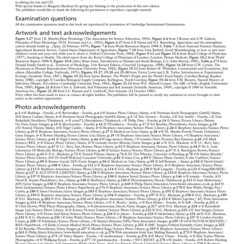 Cambridge IGCSE Biology ( sách đen trắng )