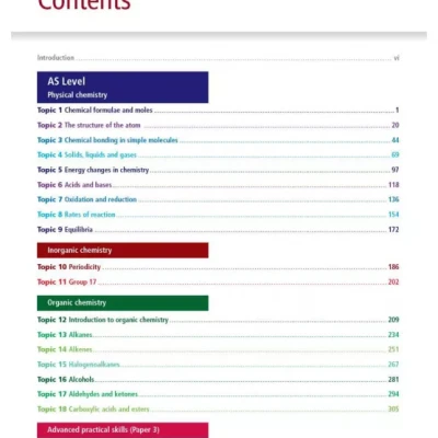 Cambridge International AS and A Level Chemistry [ màu ]