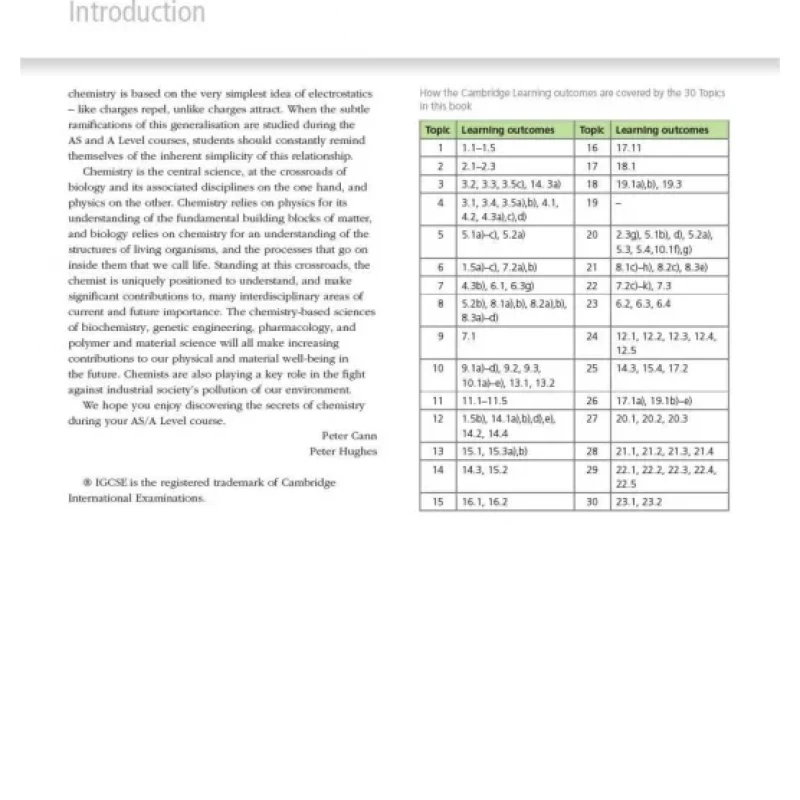 Cambridge International AS and A Level Chemistry [ màu ]