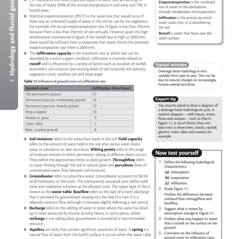 Cambridge International AS and A Level Geography Revision Guide [ đen trắng ]