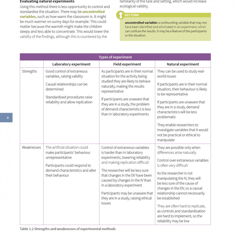 Cambridge International AS and A Level Psychology Coursebook