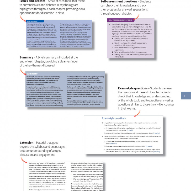 Cambridge International AS and A Level Psychology Coursebook