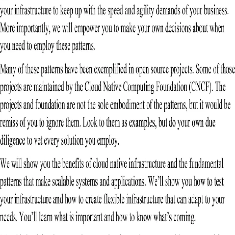 Cloud Native Infrastructure