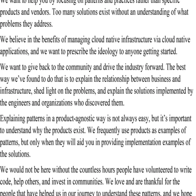 Cloud Native Infrastructure
