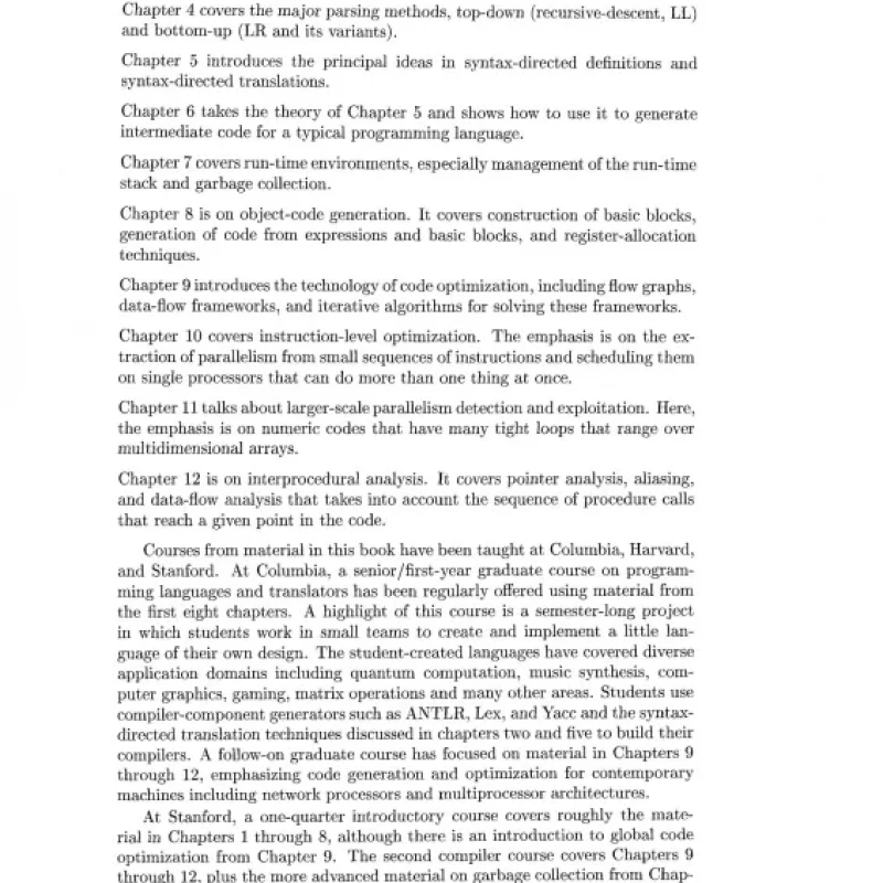 Compilers Principles, Techniques, and Tools